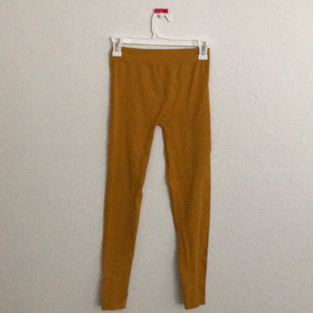 Stretchy Mustard Yellow Leggings